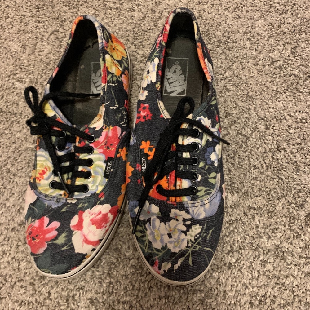 VANS | floral sneakers